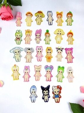 Selling out FAST! Cute Assorted Sonny Angel 2cm Acrylic Charms -25ml-Multicolor